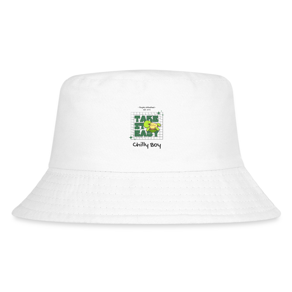 Chilly Boy Kid's Bucket Hat - white