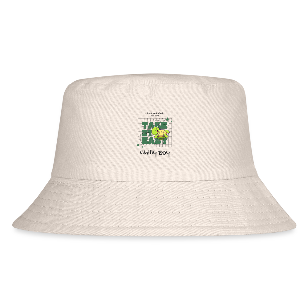 Chilly Boy Kid's Bucket Hat - Natural