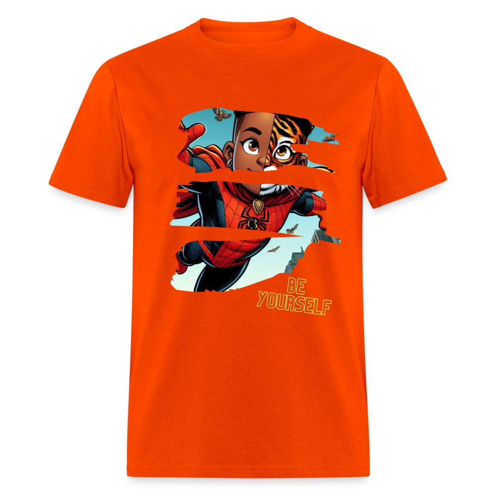 Be brave ! Men shirt - orange