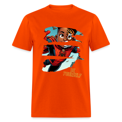 Be brave ! Men shirt - orange