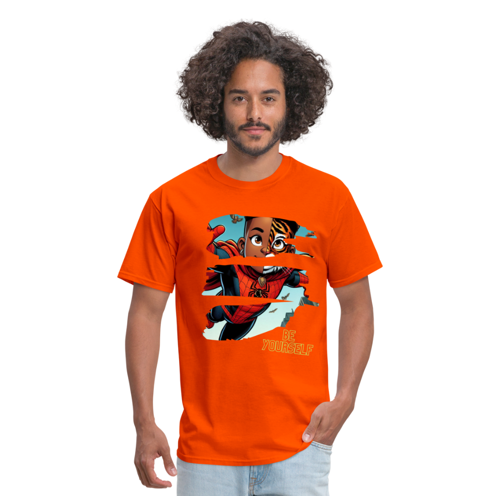 Be brave ! Men shirt - orange