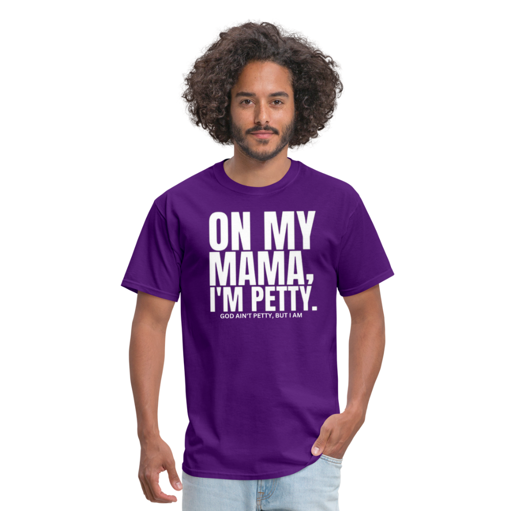 ON MY MAMA Unisex Classic T-Shirt - purple