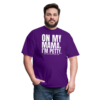 ON MY MAMA Unisex Classic T-Shirt - purple