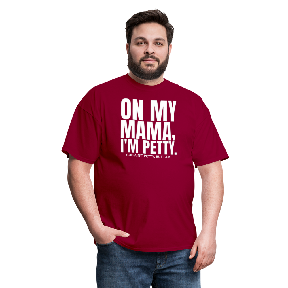 ON MY MAMA Unisex Classic T-Shirt - dark red