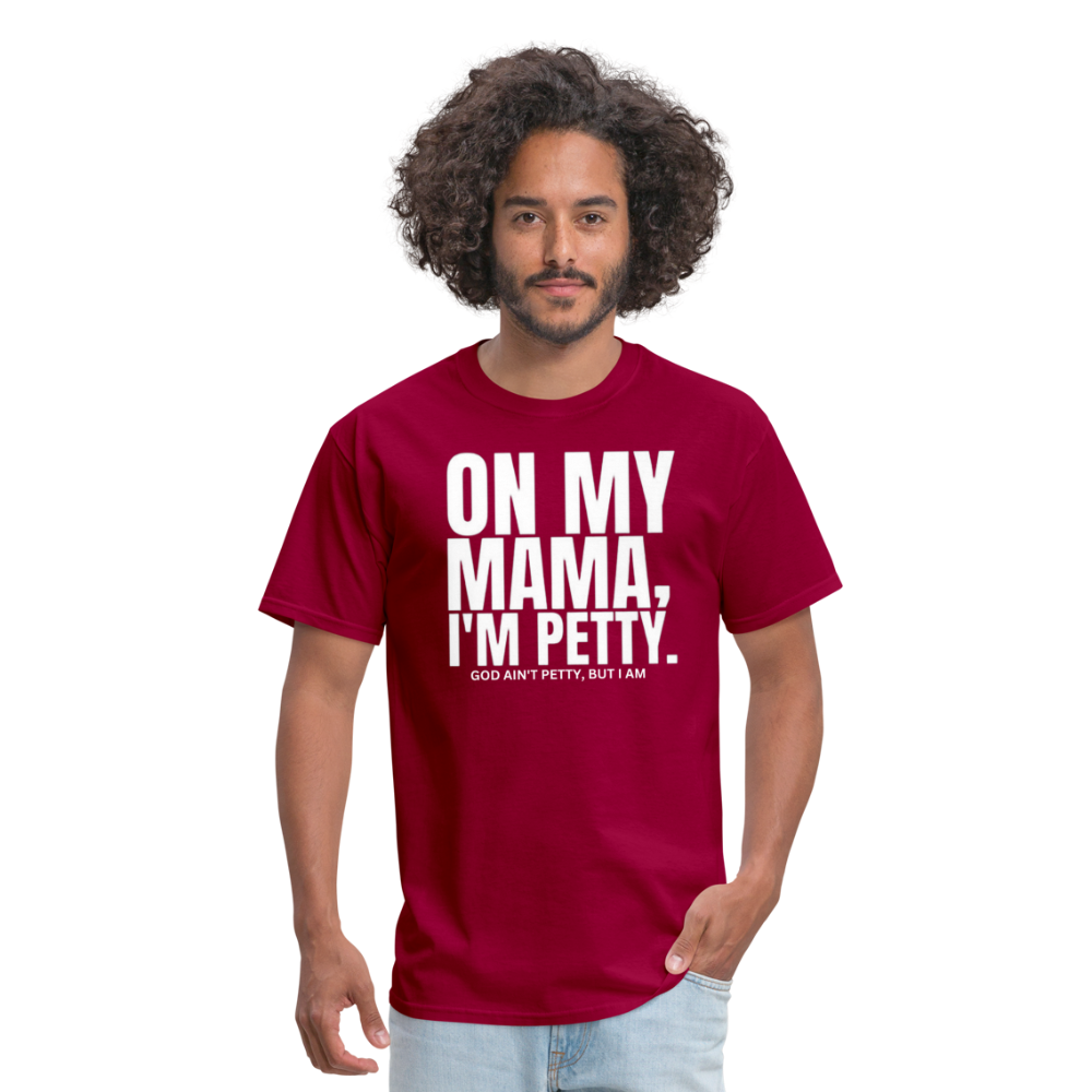 ON MY MAMA Unisex Classic T-Shirt - dark red