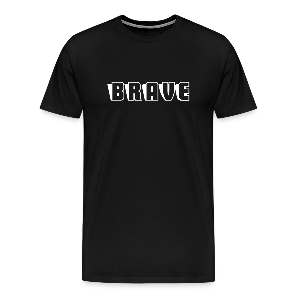 BRAVE Men's Premium T-Shirt - black