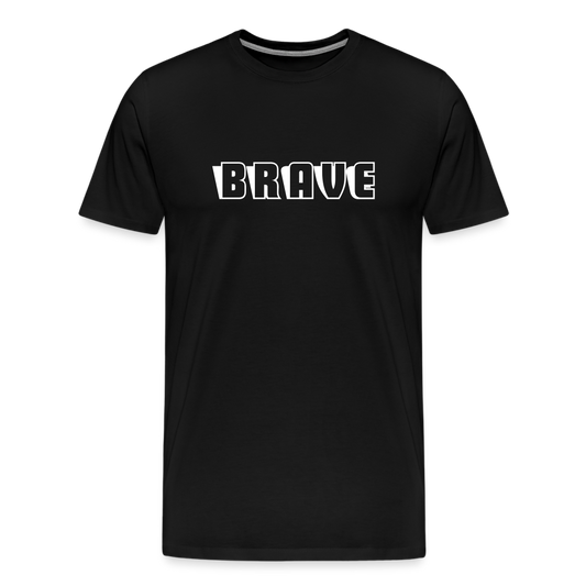 BRAVE Men's Premium T-Shirt - black