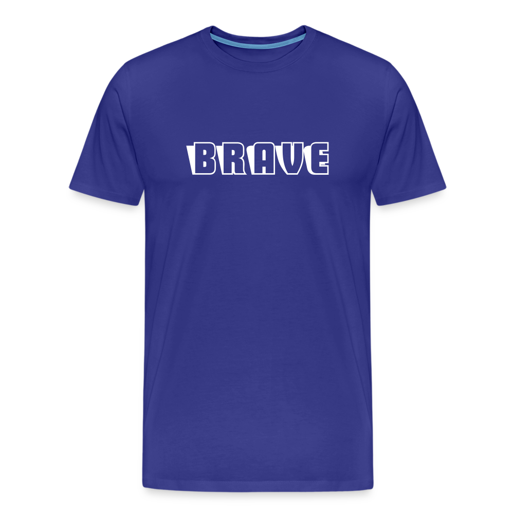 BRAVE Men's Premium T-Shirt - royal blue