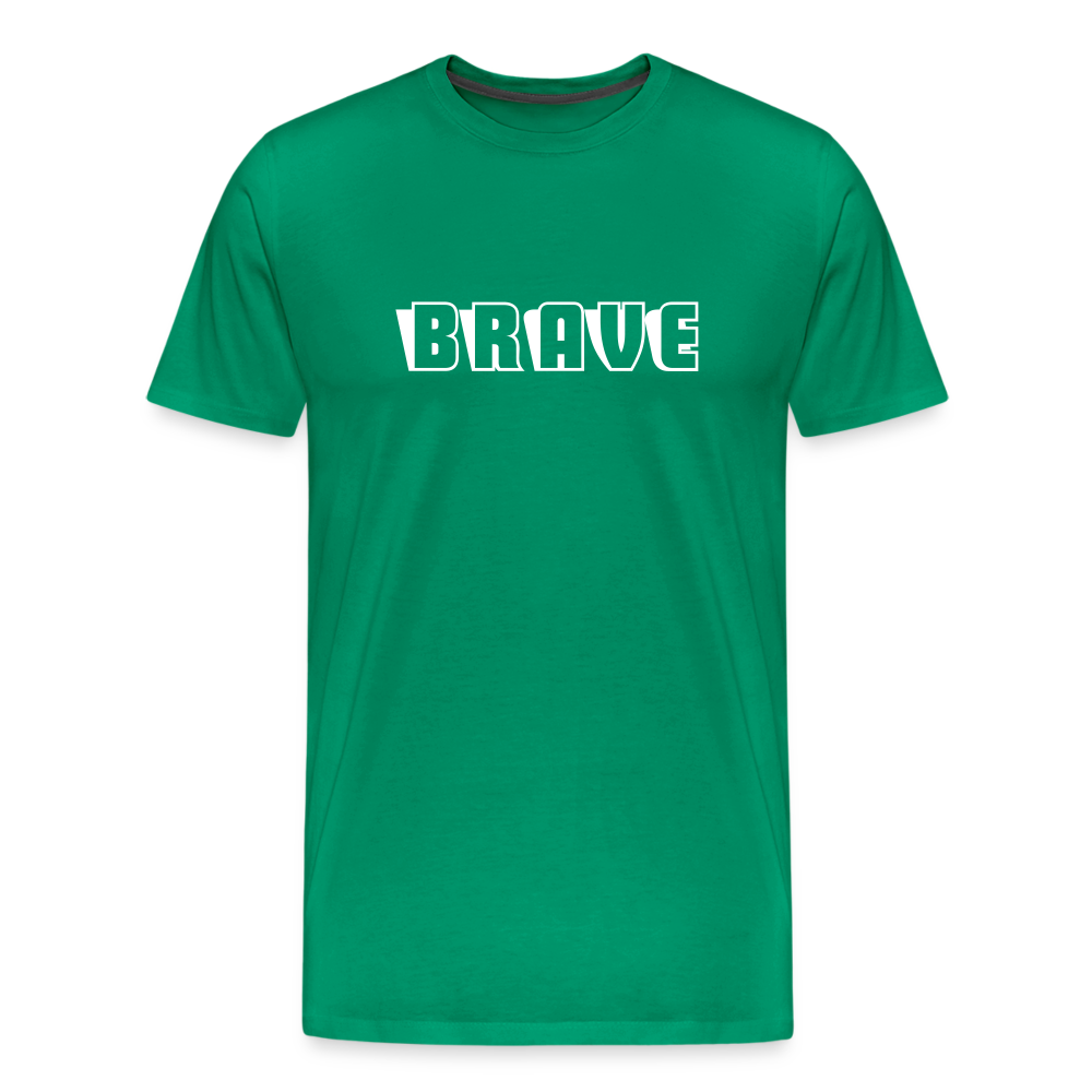 BRAVE Men's Premium T-Shirt - kelly green