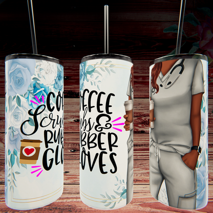 Coffee Scrubs and Rubber Gloves