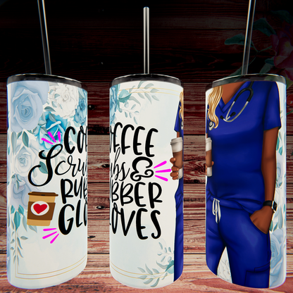 Coffee Scrubs and Rubber Gloves