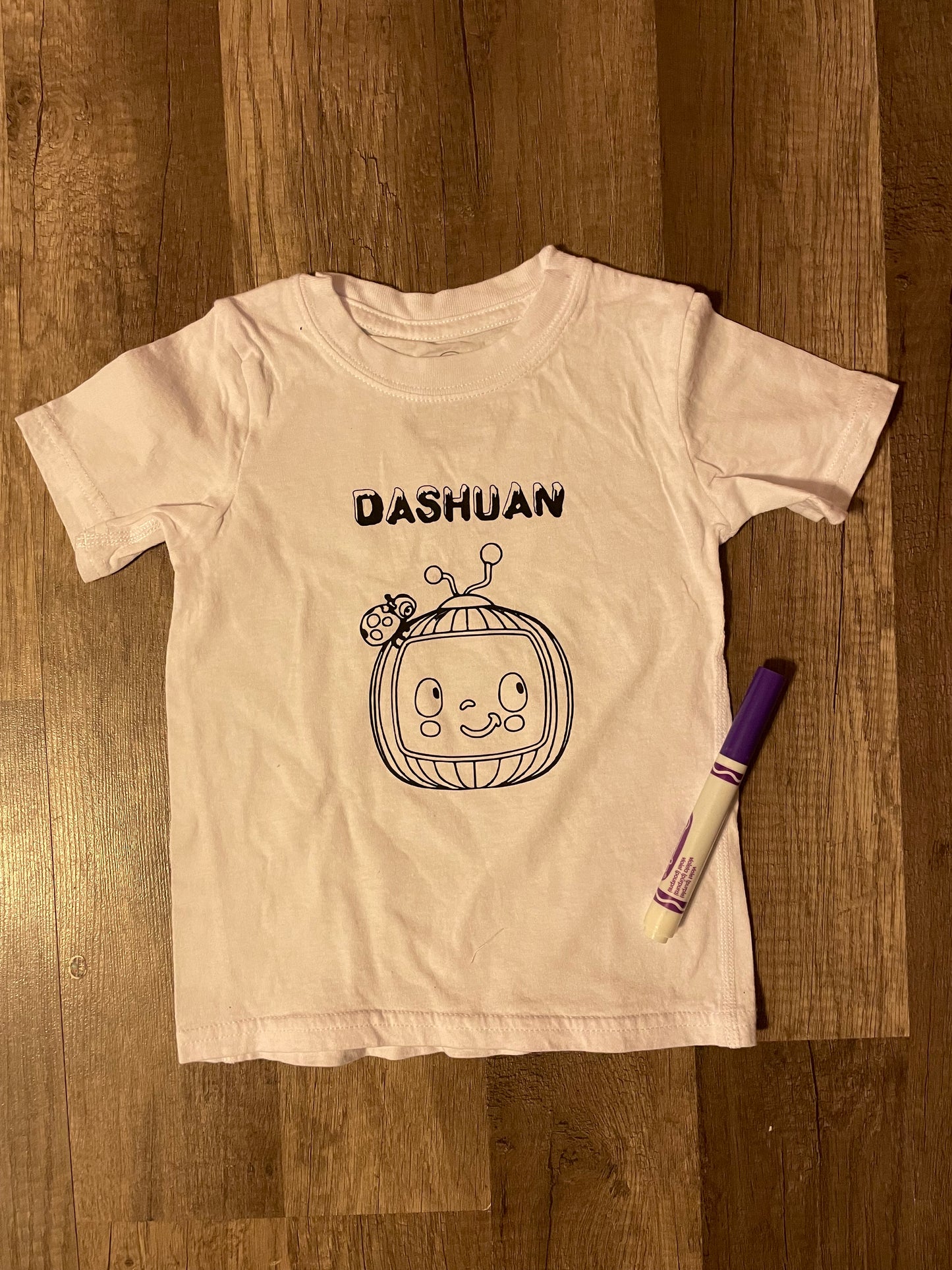 Kids Coloring Shirt