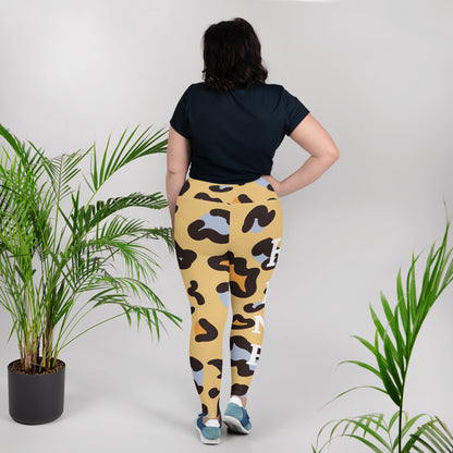 I AM WORTHY All-Over Print Plus Size Leggings