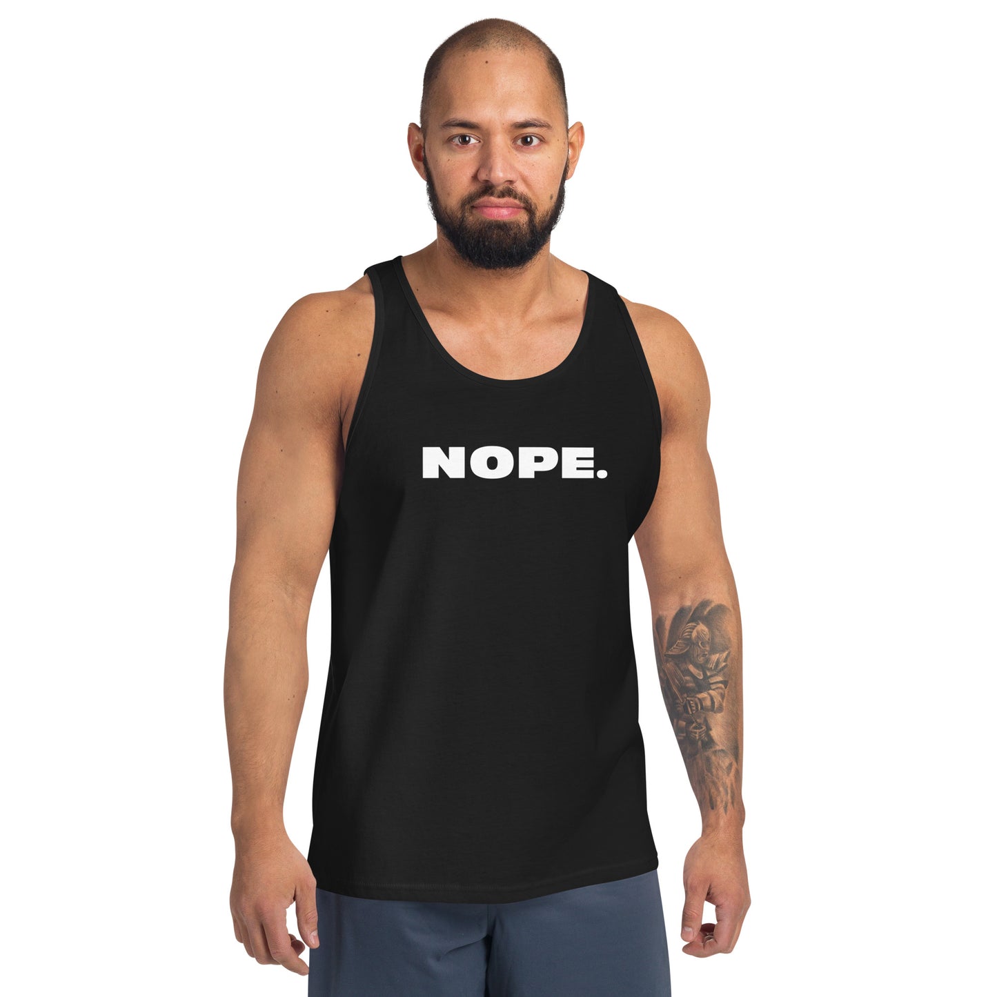 NOPE. Unisex Tank Top