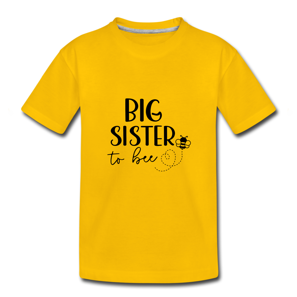 Big Sister to Bee - sun yellow