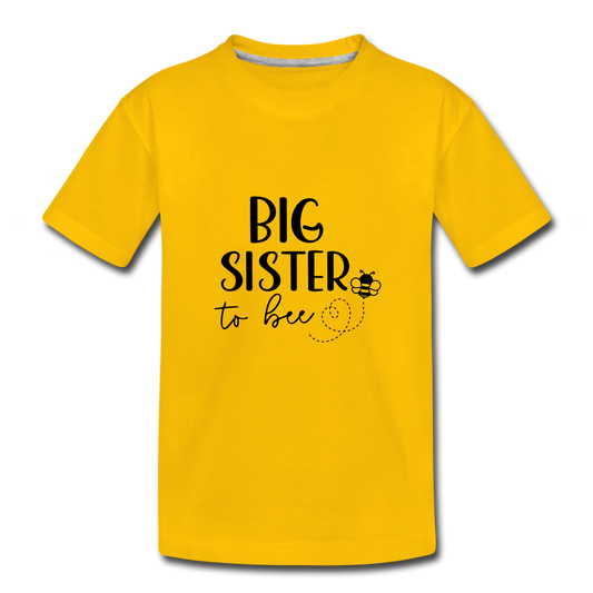 Big Sister to Bee - sun yellow