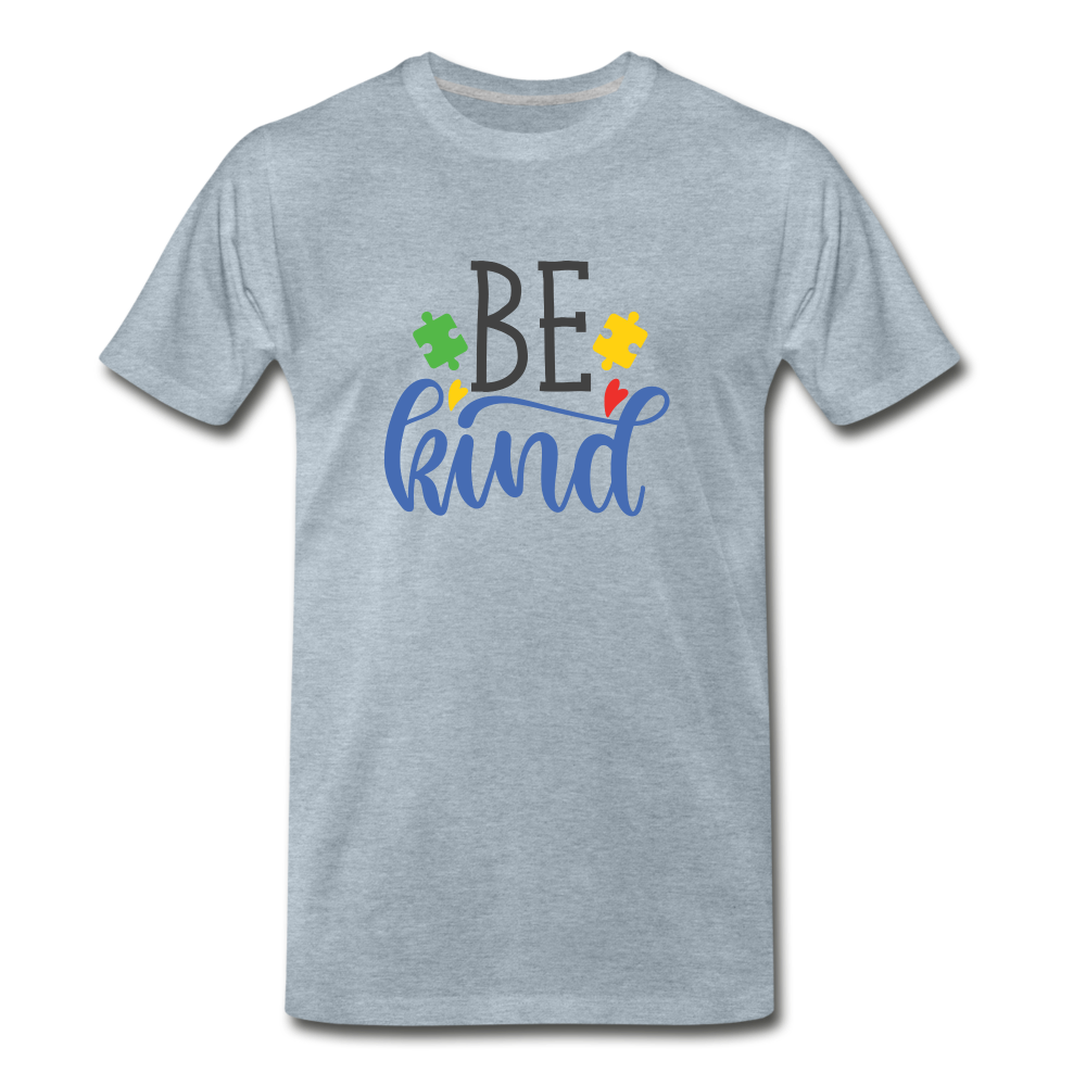 Be Kind - heather ice blue