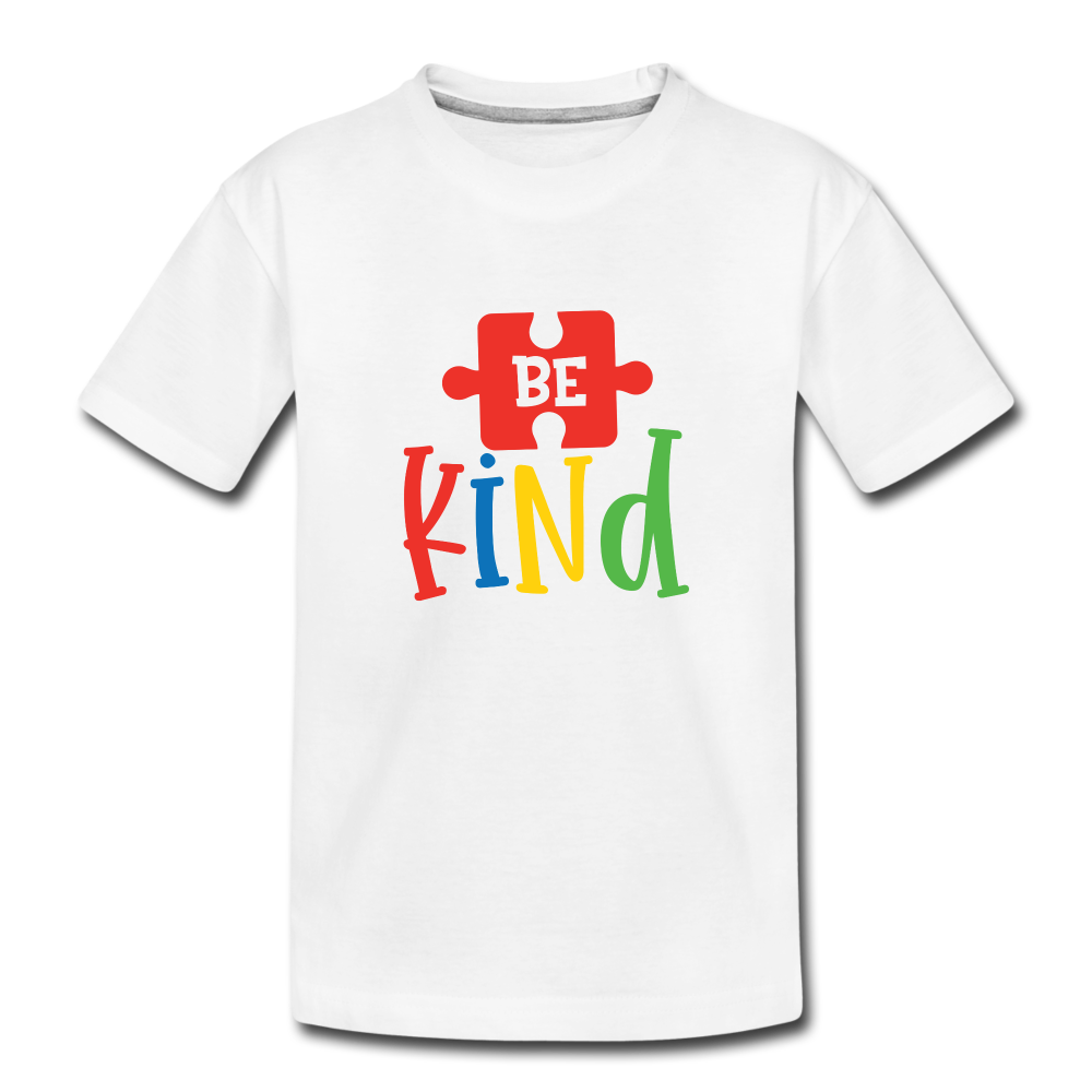 Be Kind Kids' T-Shirt - white