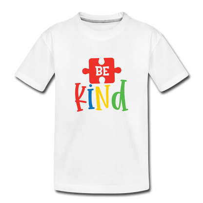 Be Kind Kids' T-Shirt - white