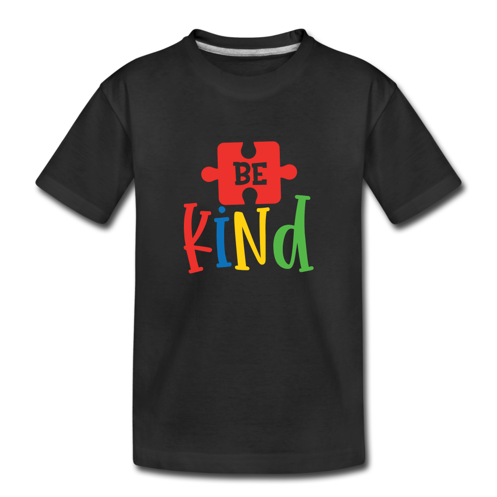 Be Kind Kids' T-Shirt - black