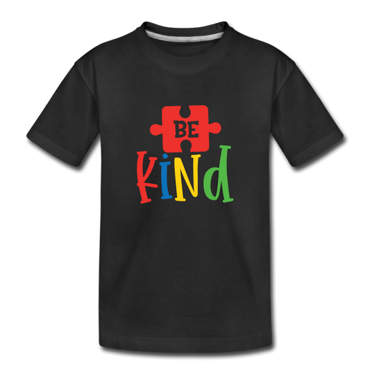 Be Kind Kids' T-Shirt - black