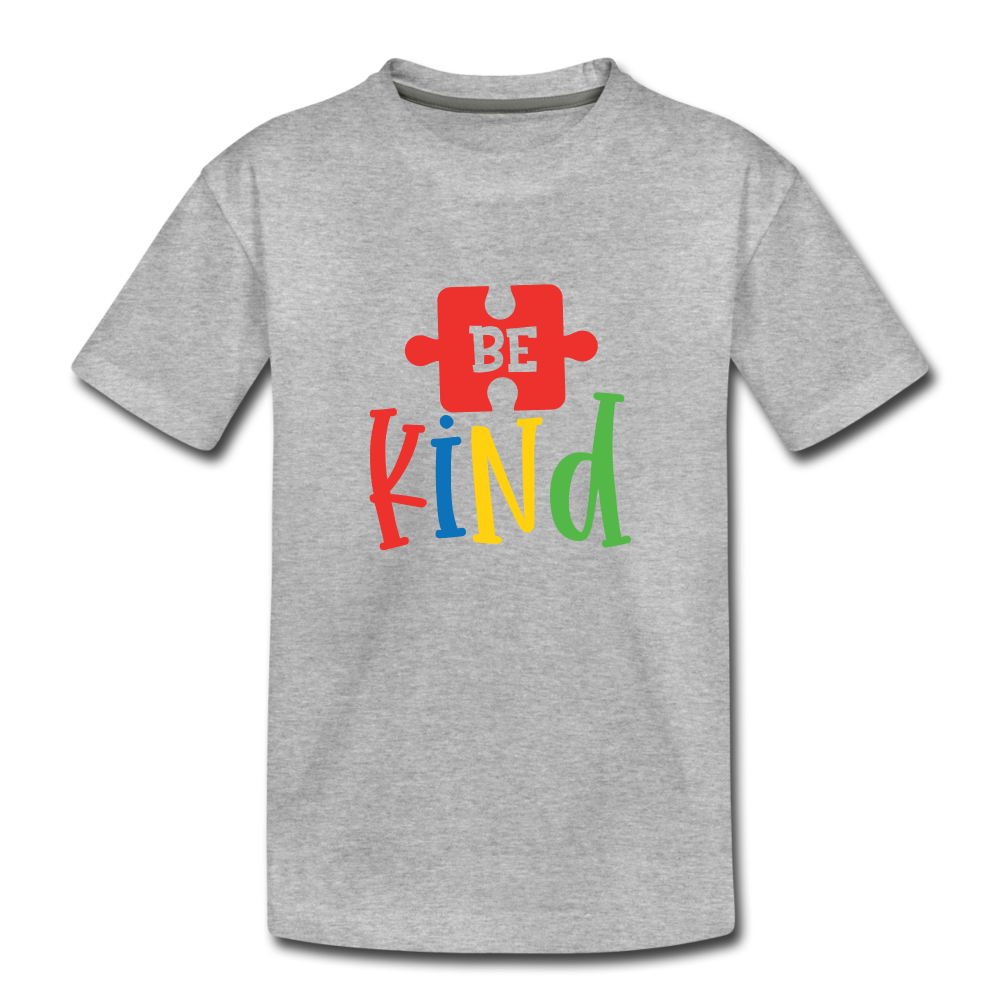 Be Kind Kids' T-Shirt - heather gray