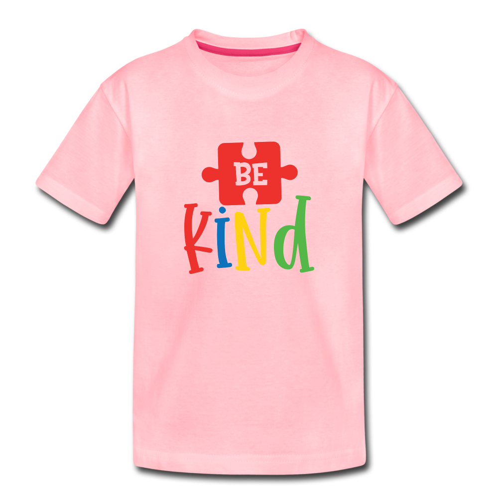 Be Kind Kids' T-Shirt - pink