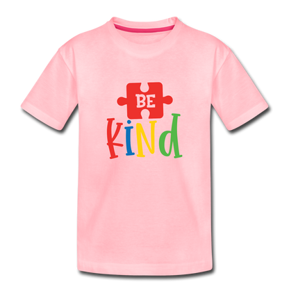 Be Kind Kids' T-Shirt - pink