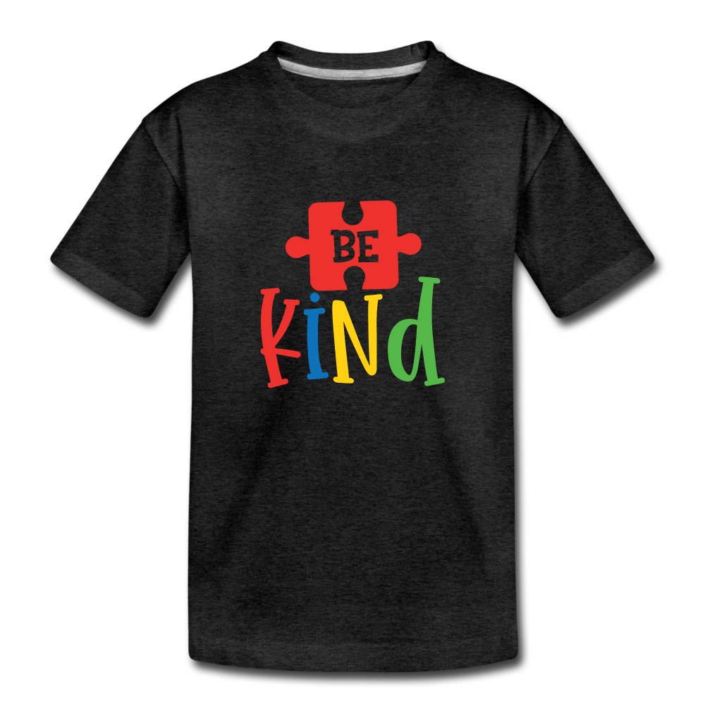 Be Kind Kids' T-Shirt - charcoal grey