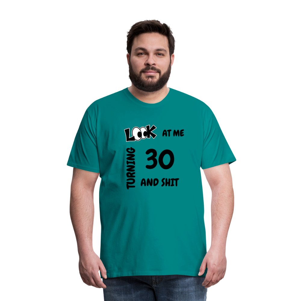 CHEERS TO 30 Men's Premium T-Shirt - teal