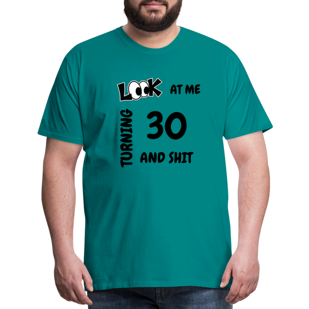 CHEERS TO 30 Men's Premium T-Shirt - teal