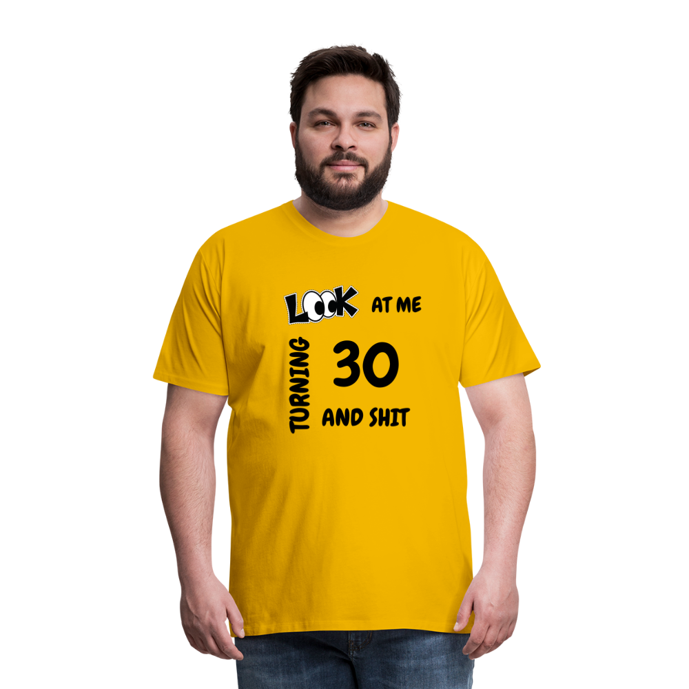 CHEERS TO 30 Men's Premium T-Shirt - sun yellow