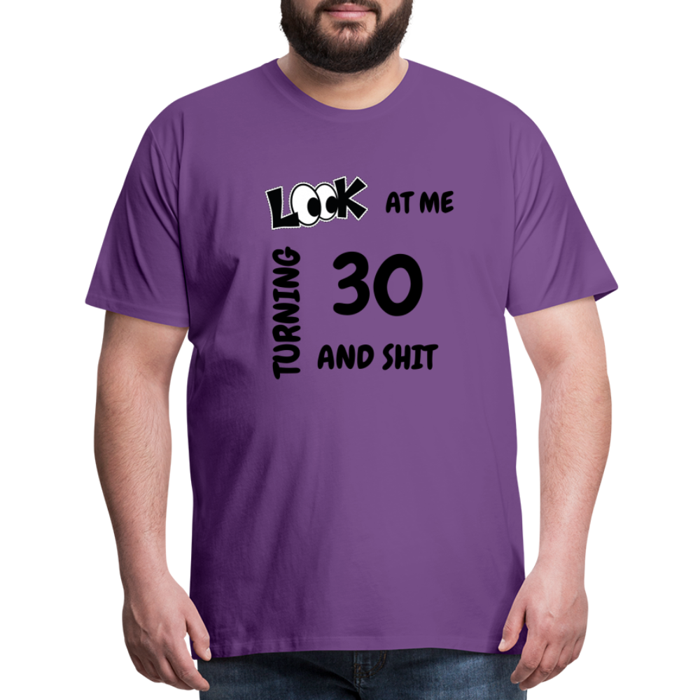 CHEERS TO 30 Men's Premium T-Shirt - purple