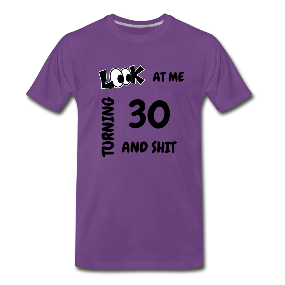 CHEERS TO 30 Men's Premium T-Shirt - purple