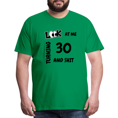 CHEERS TO 30 Men's Premium T-Shirt - kelly green