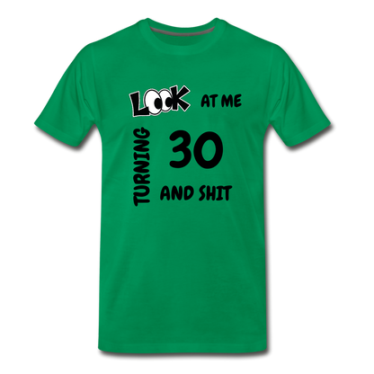 CHEERS TO 30 Men's Premium T-Shirt - kelly green