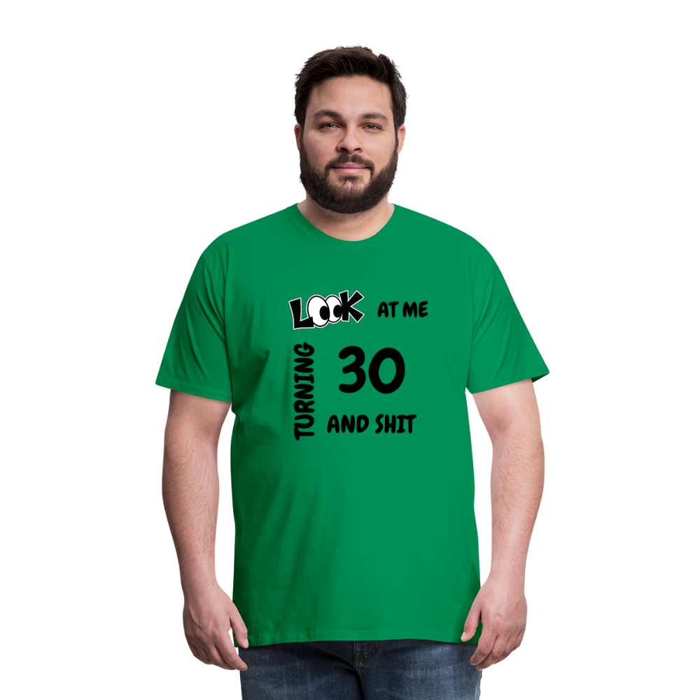 CHEERS TO 30 Men's Premium T-Shirt - kelly green