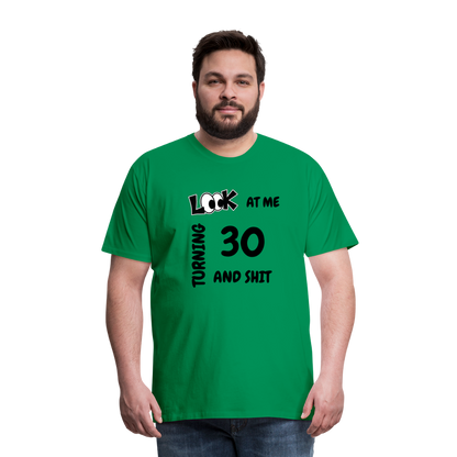 CHEERS TO 30 Men's Premium T-Shirt - kelly green