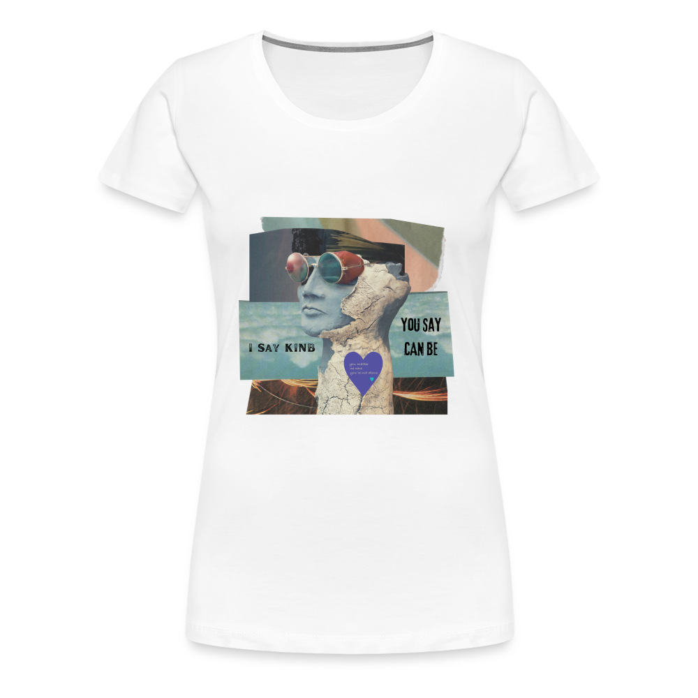 KINB CAN BE Women’s Premium T-Shirt - white