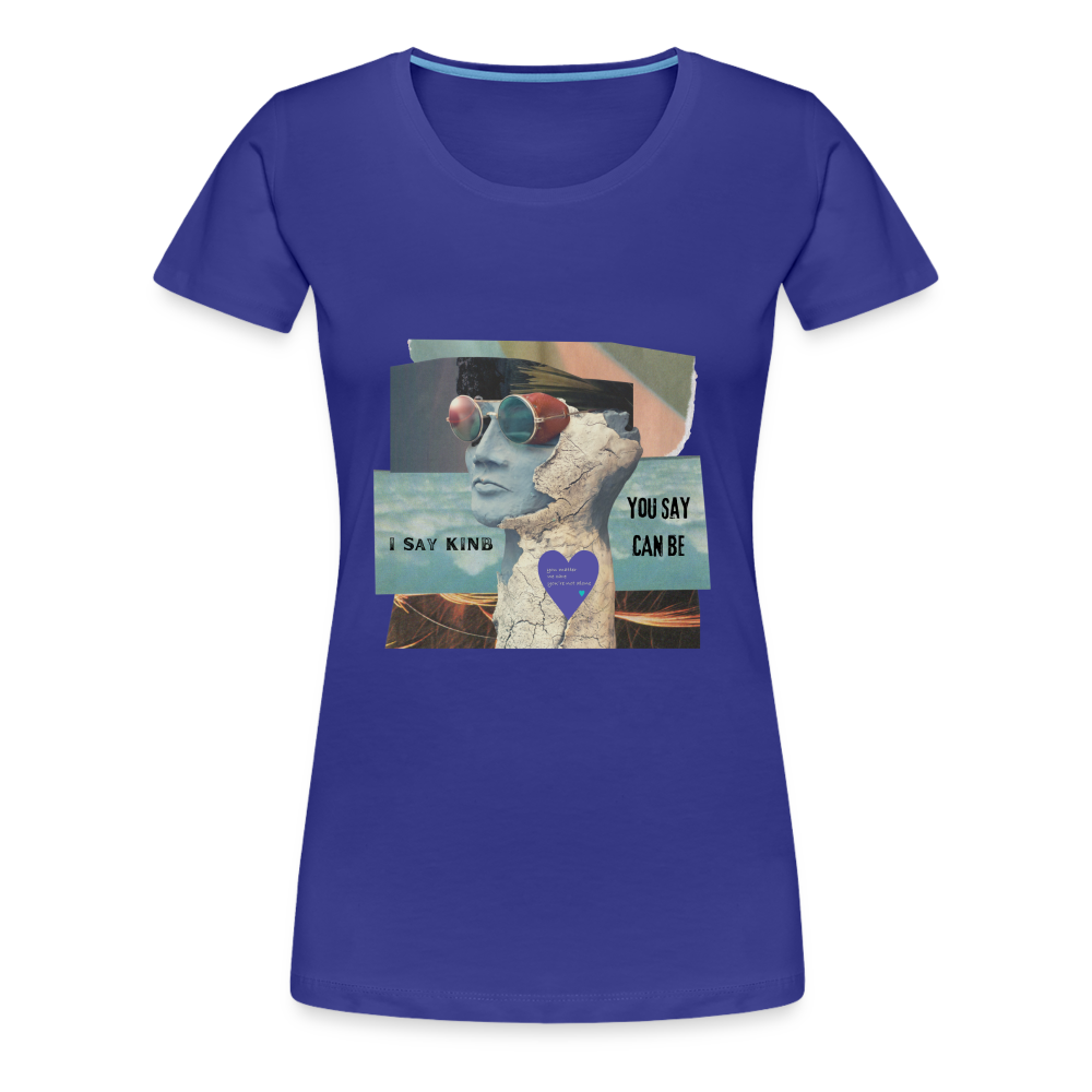 KINB CAN BE Women’s Premium T-Shirt - royal blue