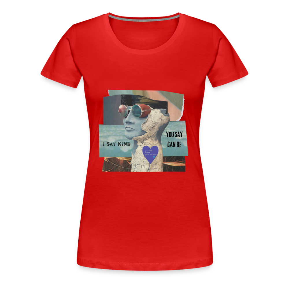 KINB CAN BE Women’s Premium T-Shirt - red