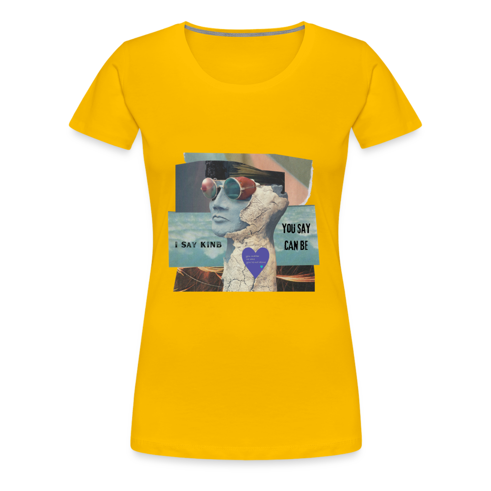 KINB CAN BE Women’s Premium T-Shirt - sun yellow