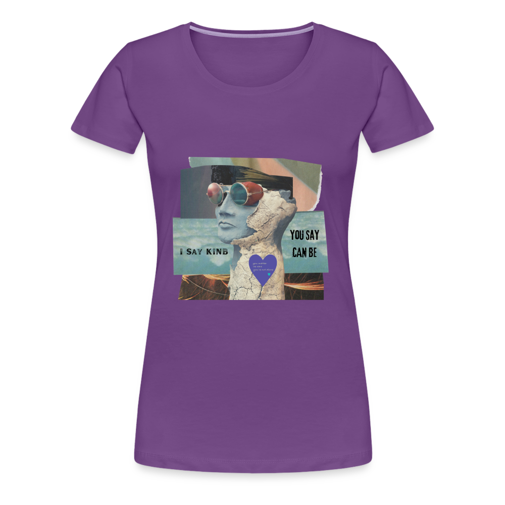 KINB CAN BE Women’s Premium T-Shirt - purple