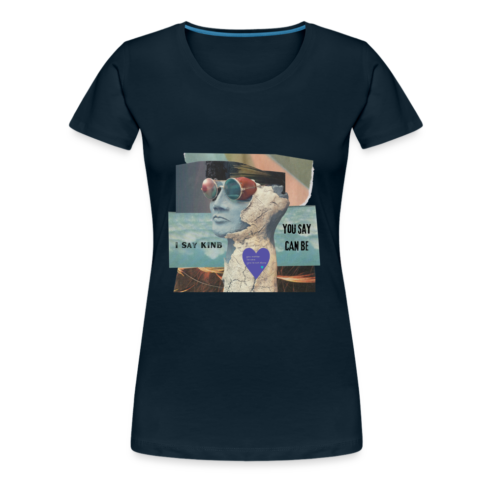 KINB CAN BE Women’s Premium T-Shirt - deep navy