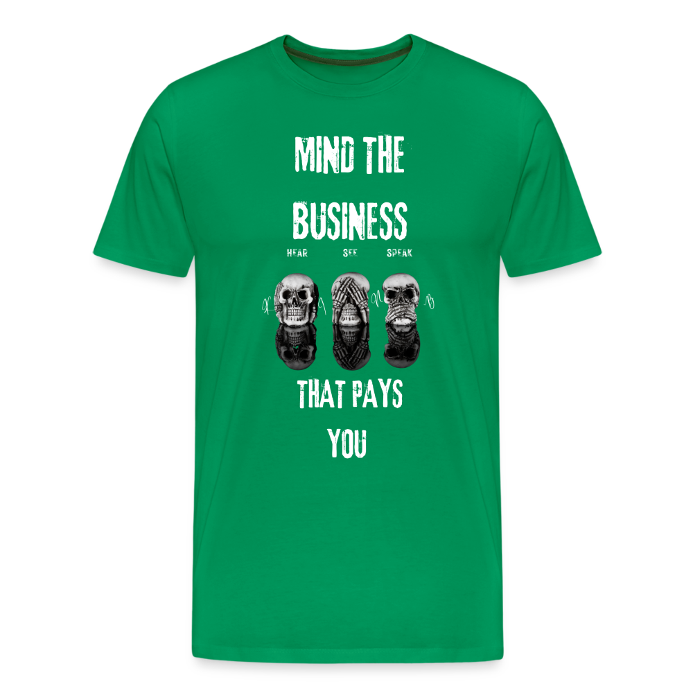 Block the Noise Men's Premium T-Shirt - kelly green