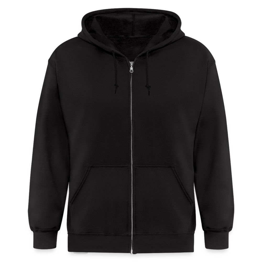 nope to injustice Men's Zip Hoodie - black