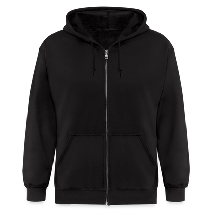 nope to injustice Men's Zip Hoodie - black