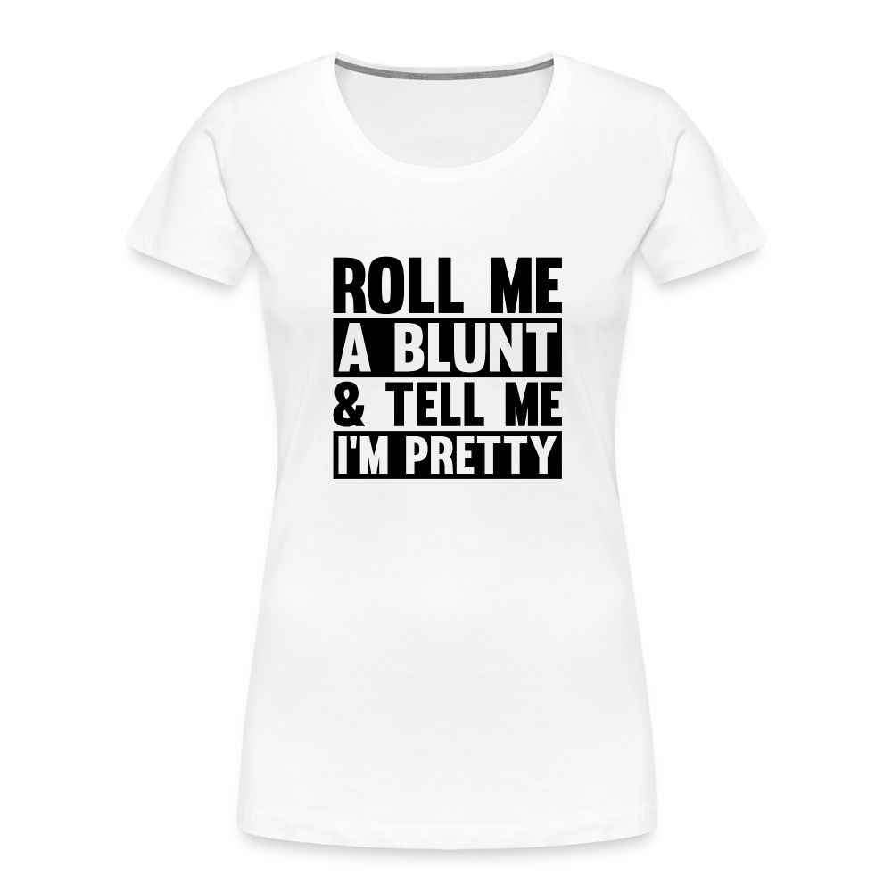 I'm Pretty Women’s Premium Organic T-Shirt - white