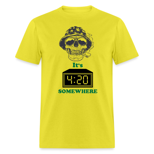 420 Unisex Classic T-Shirt - yellow